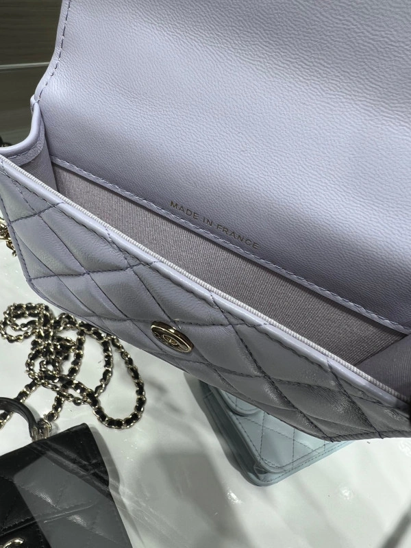 CHANEL FLAP COIN PURSE WITH CHAIN Affordable 1328 - Image 10