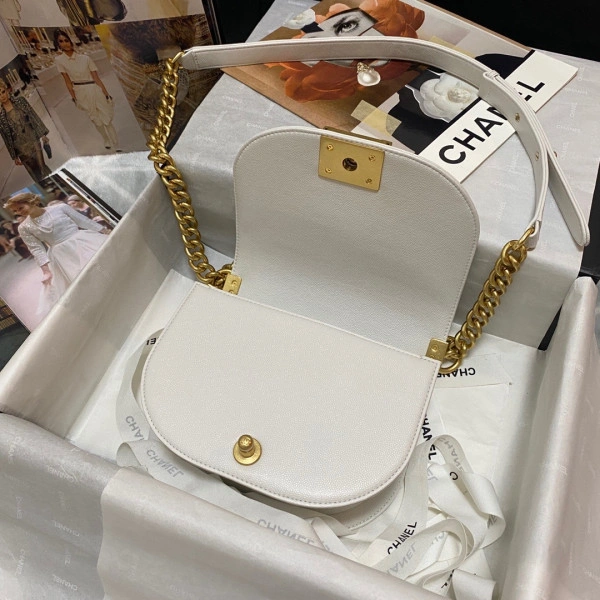 SportInspired CHANEL SMALL BOY MESSENGER BAG 201 - Image 5