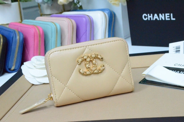 CHANEL 19 ZIPPED COIN PURSE EasyMatch 78 - Image 3