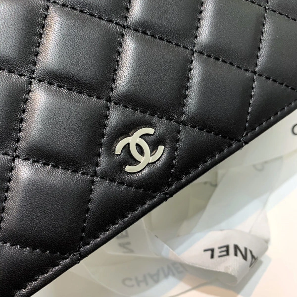 Trendy CHANEL CHAIN WALLET LAMBSKIN NEW EDITION 1345 - Image 3