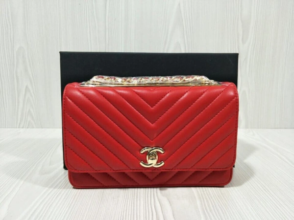 Trendy CHANEL CHAIN WALLET 1393 - Image 13