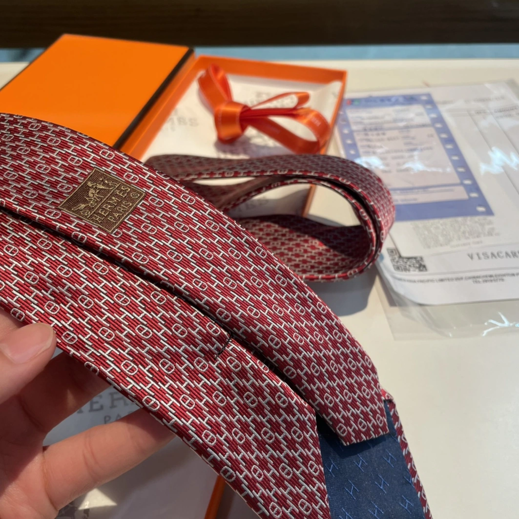 Bold 602 Hermes Necktie For Men - Image 5