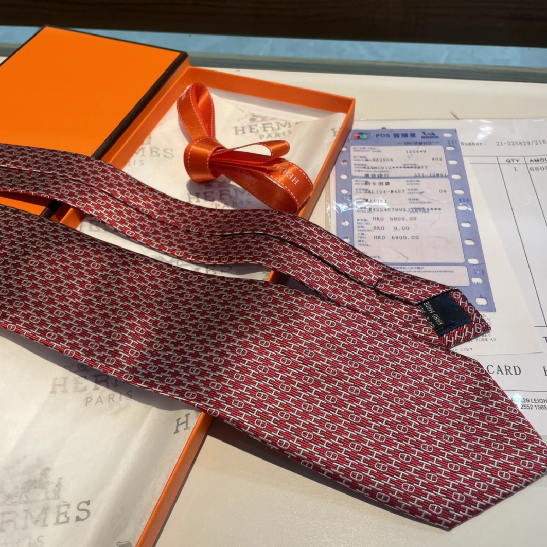 Bold 602 Hermes Necktie For Men - Image 6