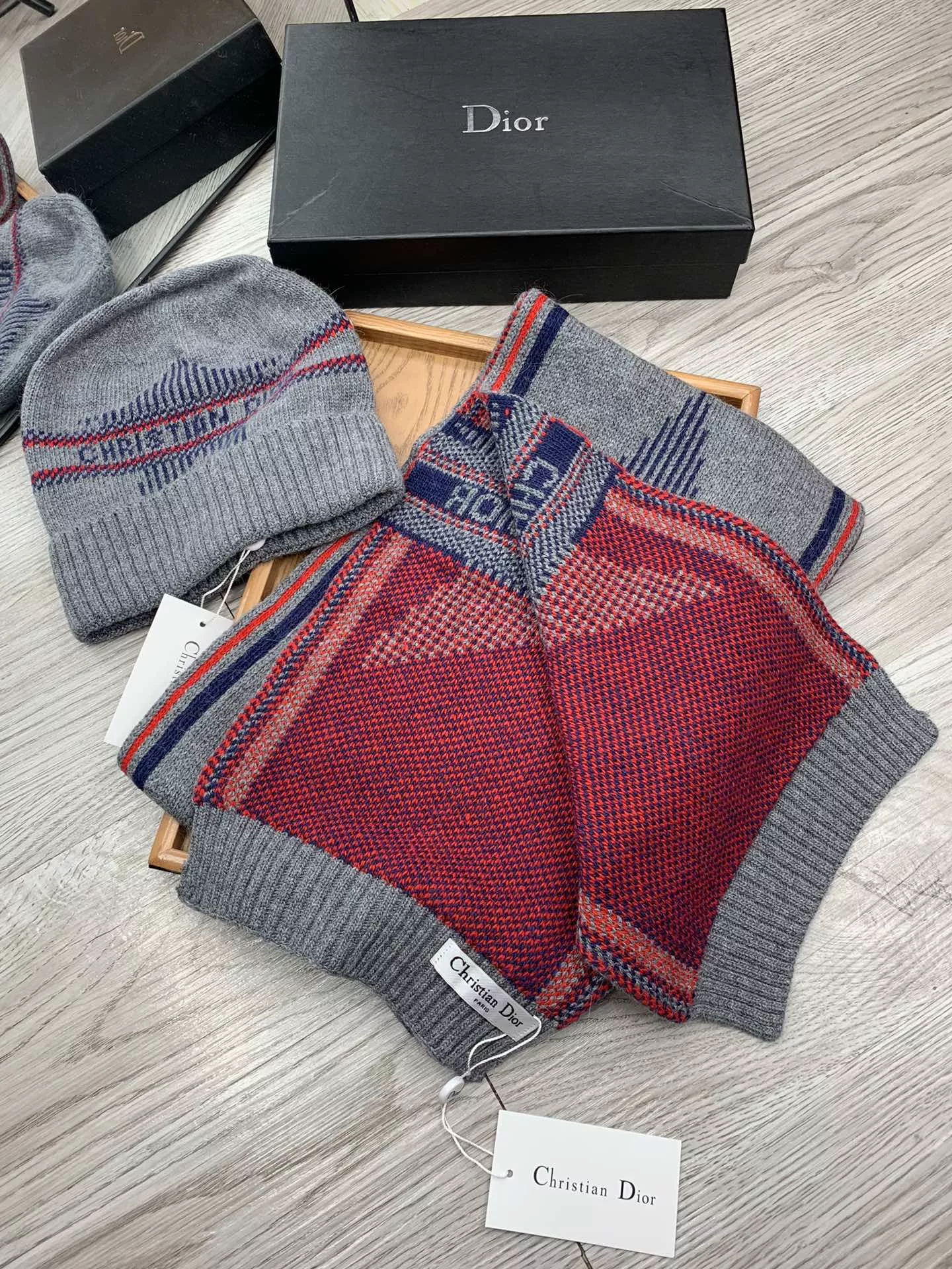 Christian Dior Hat and Scarf Set Affordable 637 - Image 5