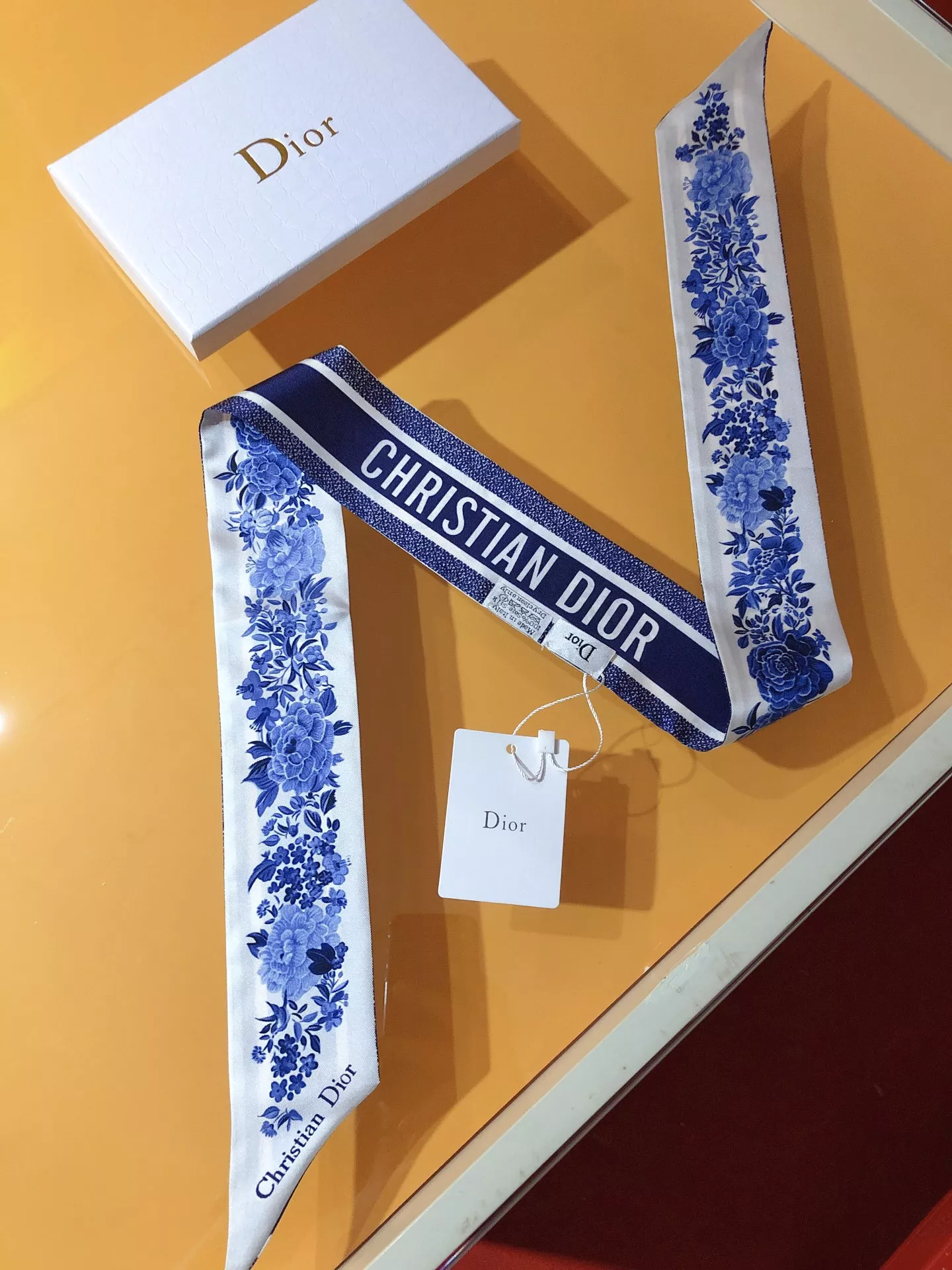 Christian Dior Silk Scarf HighQuality 1332 - Image 4