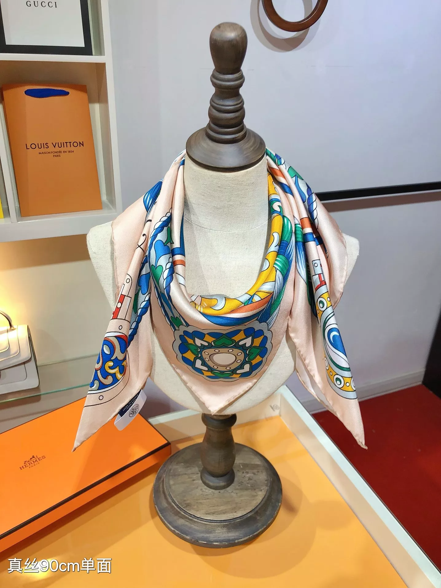 Comfortable 9398 Hermes Silk Square For Women - Image 7