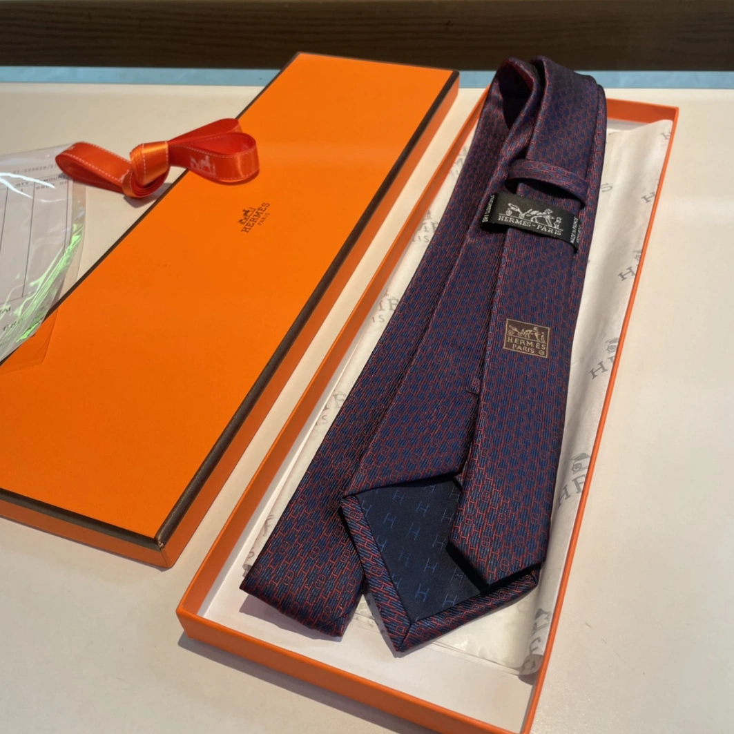 Cozy 6357 Hermes Necktie For Men - Image 7