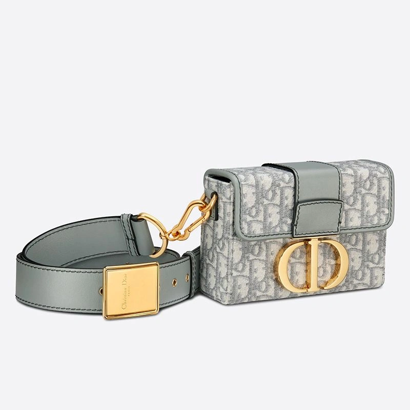Dior 30 Montaigne Box Bag In Oblique Motif Canvas Grey Affordable 9428 - Image 3