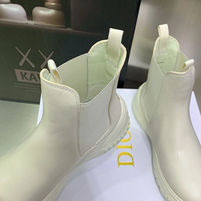 Dior D-Racer Ankle Boots Women Calfskin White StreetReady 4994 - Image 3