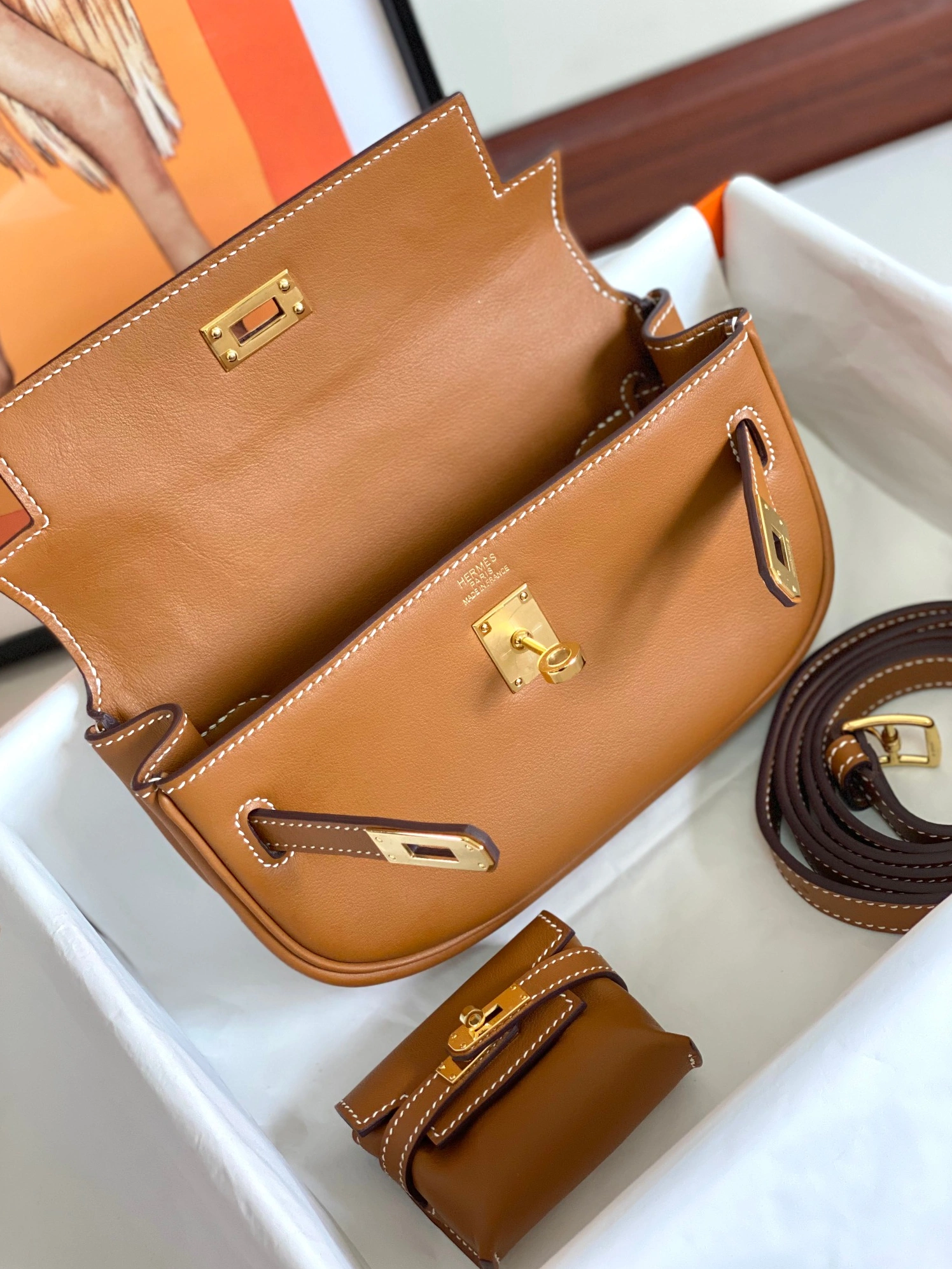 EasyMatch 8461 Hermes AAA Quality Belt Bags For Women - Image 6