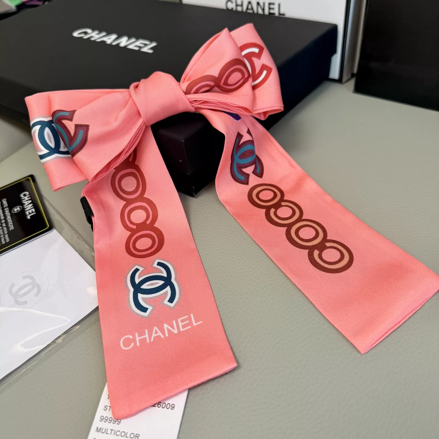 EyeCatching 8018 Chanel Silk Scarf - Image 3