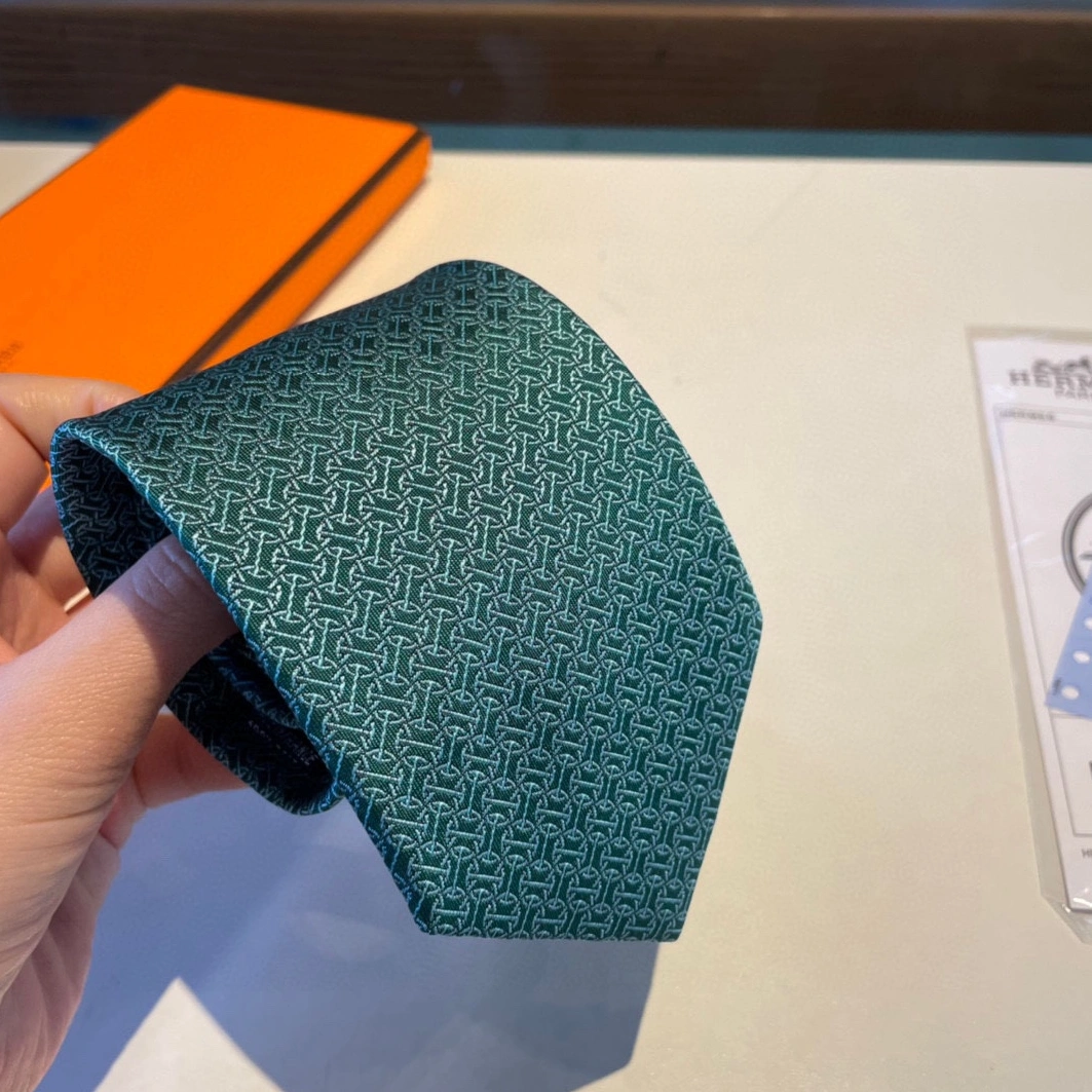 Fashionable 2654 Hermes Necktie For Men - Image 8