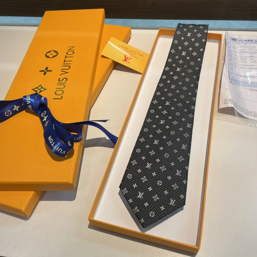 Fashionable 4129 Louis Vuitton LV Necktie For Men - Image 7