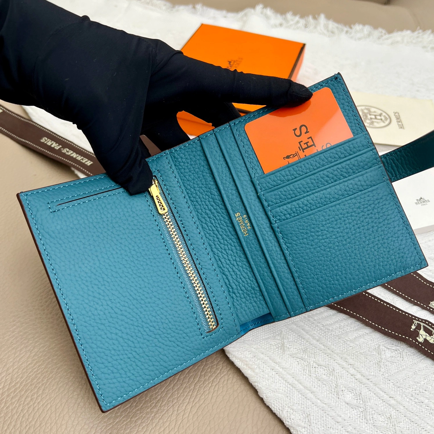 Fashionable 8338 Hermes AAA Quality Wallets - Image 5