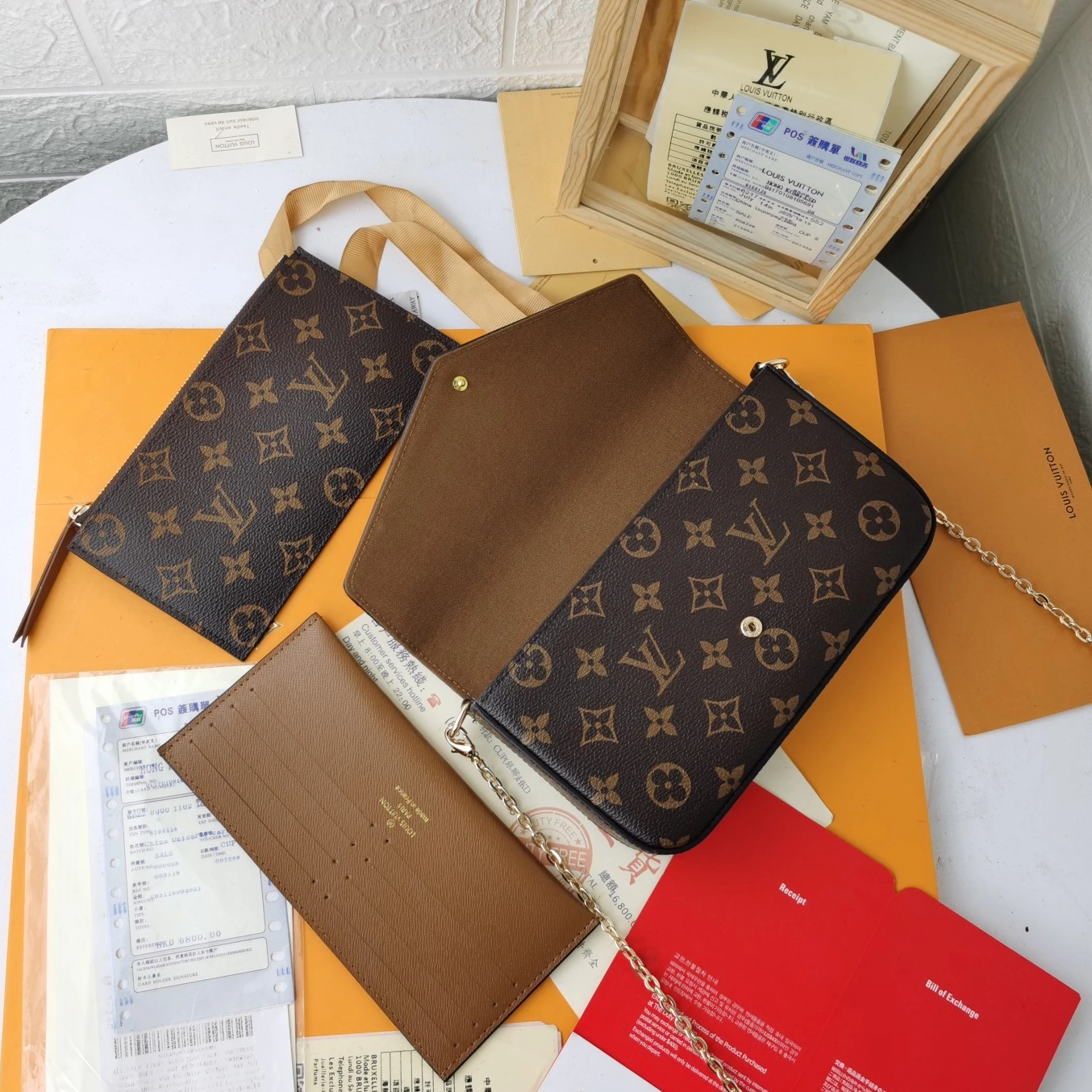 Functional 7646 Louis Vuitton LV Wallets For Women - Image 4