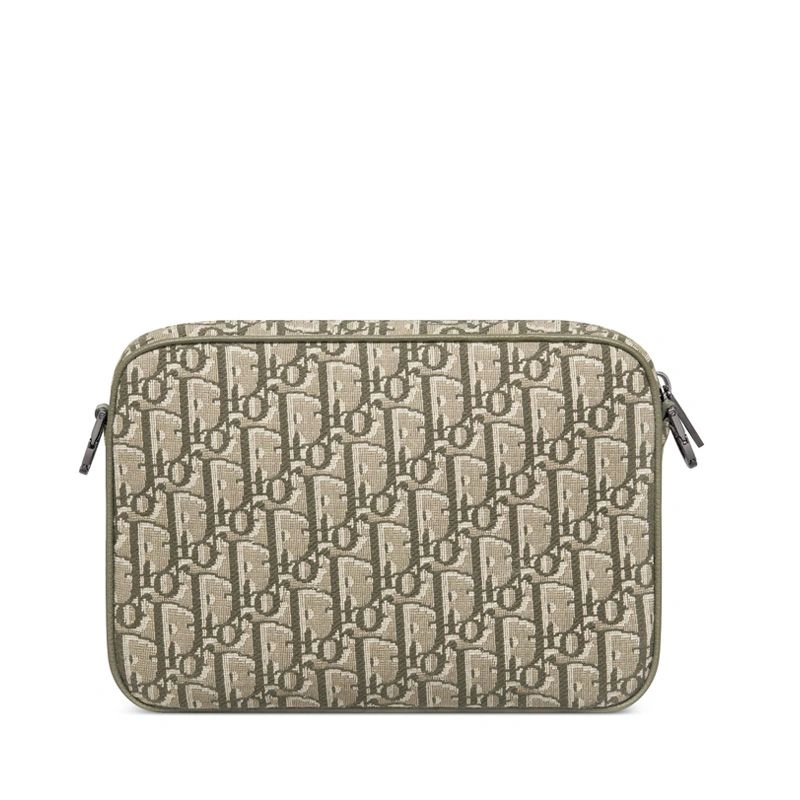 GoAnywhere 3732 Dior Saddle Triple Pouch In Oblique Motif Canvas Olive - Image 3