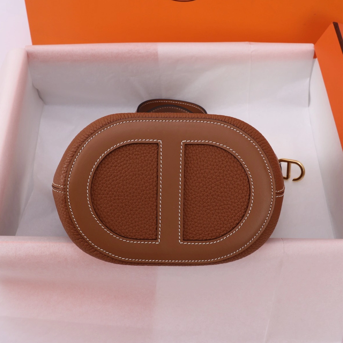 Hermes AAA Quality Handbags In Gold For Women Efficient 8775 - Image 8