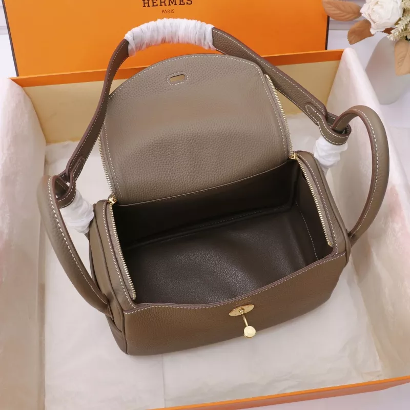 Hermes AAA Quality Handbags In Gold For Women GoAnywhere 4396 - Image 8