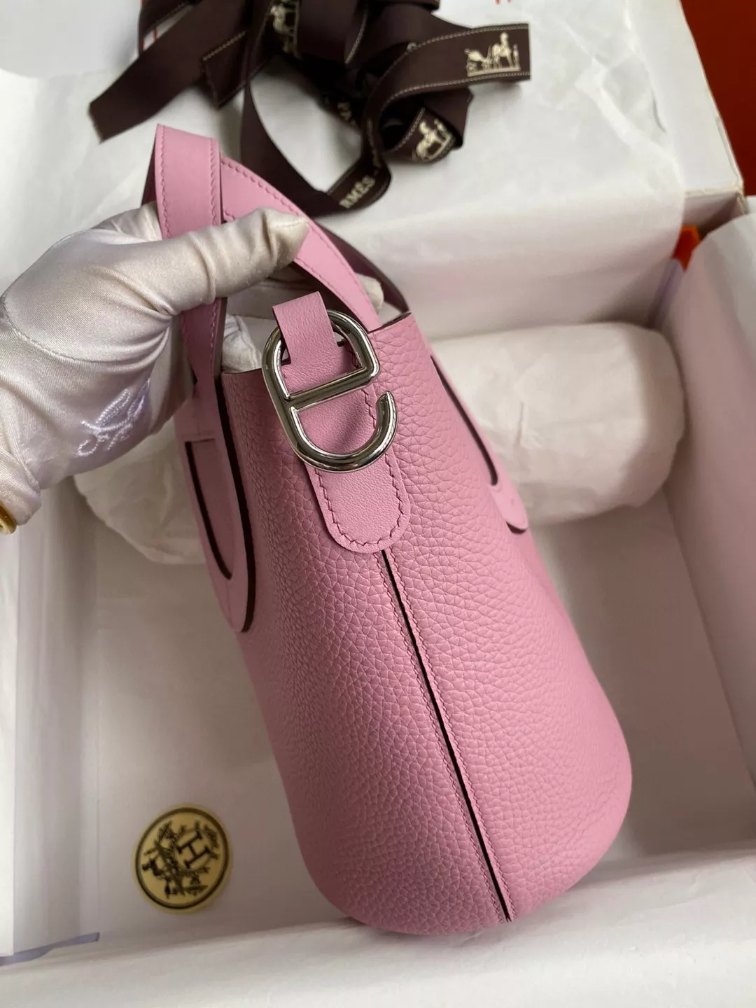 Hermes AAA Quality Handbags In Silver For Women Unique 917