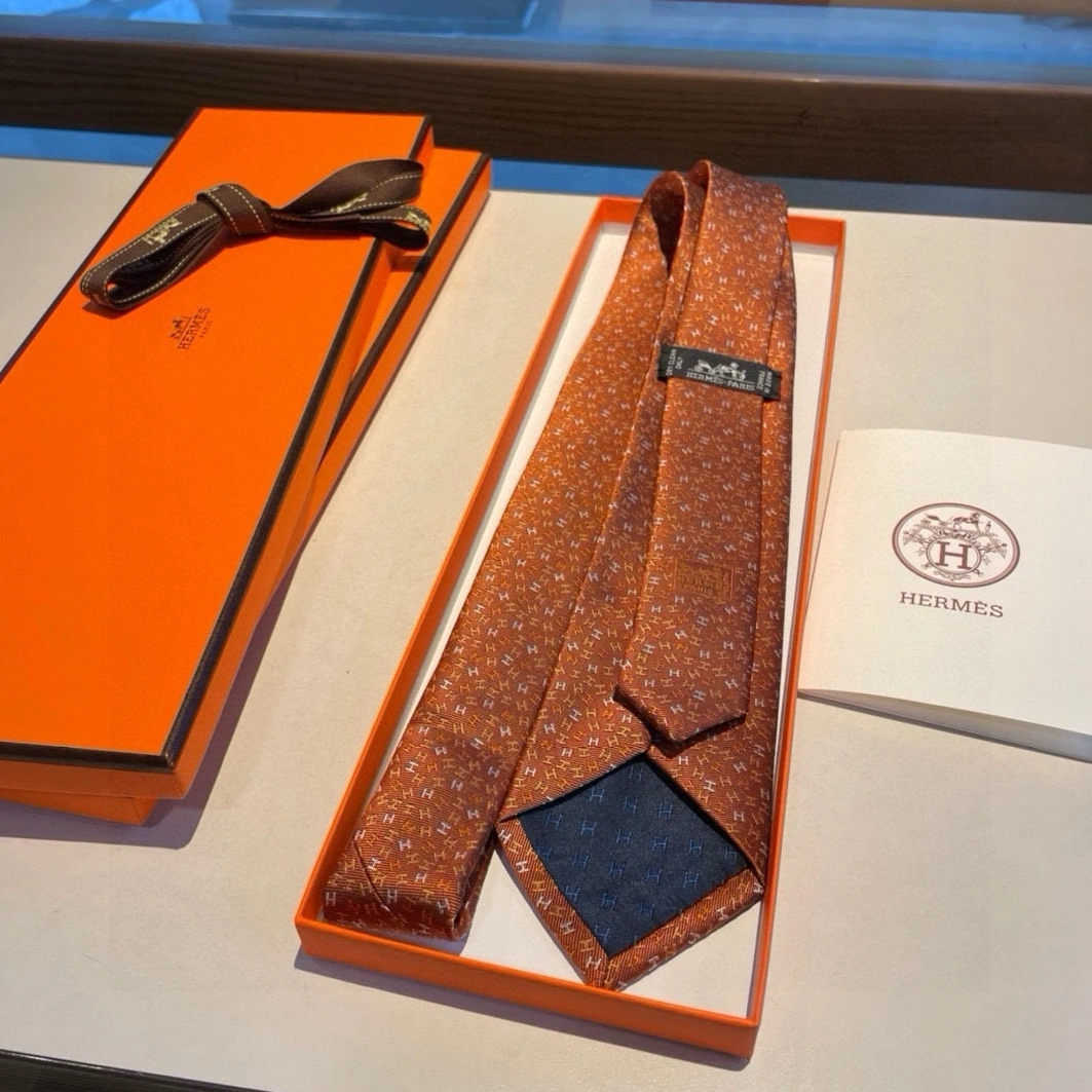 Hermes Necktie For Men BestValue 7229 - Image 6