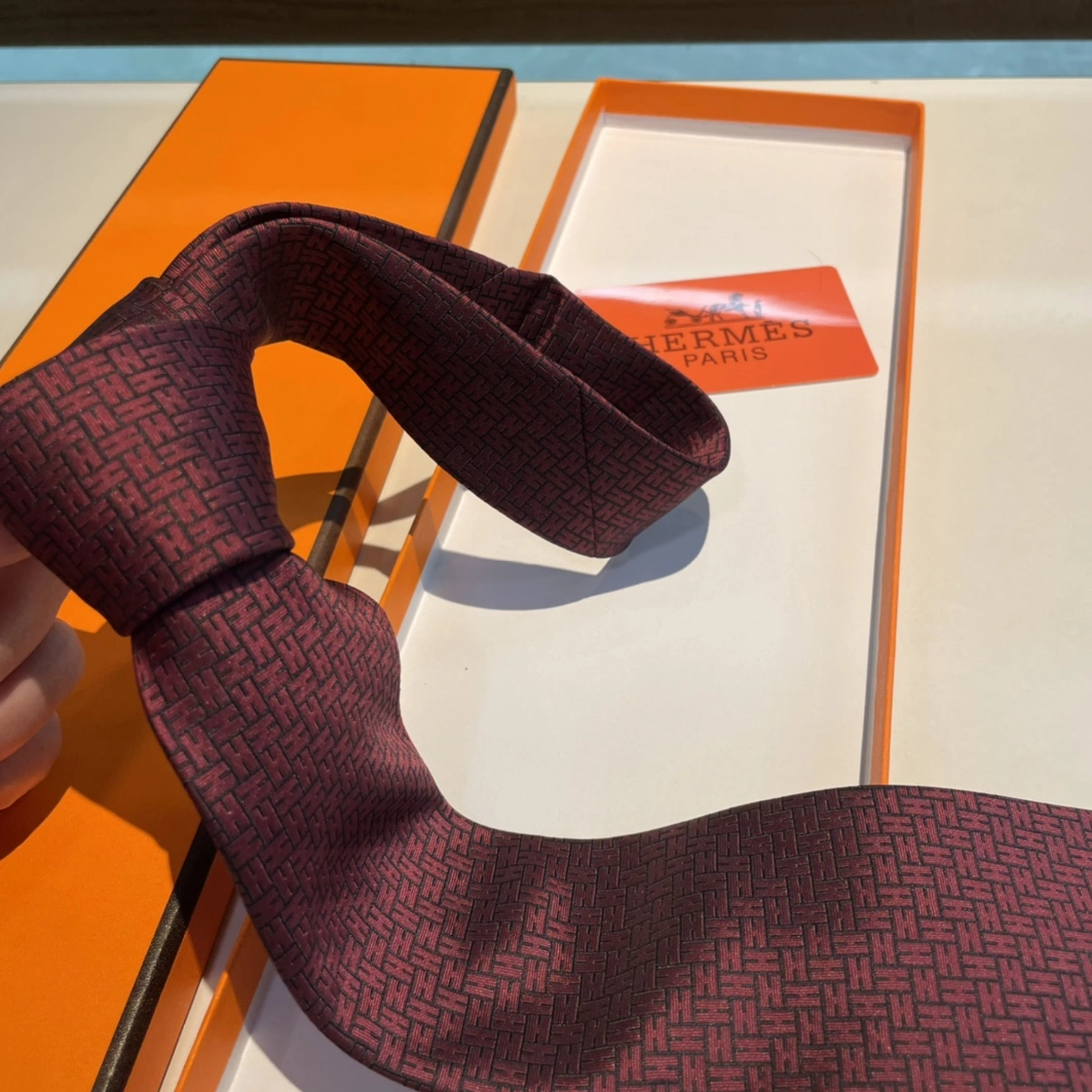 Hermes Necktie For Men Popular 9175 - Image 3