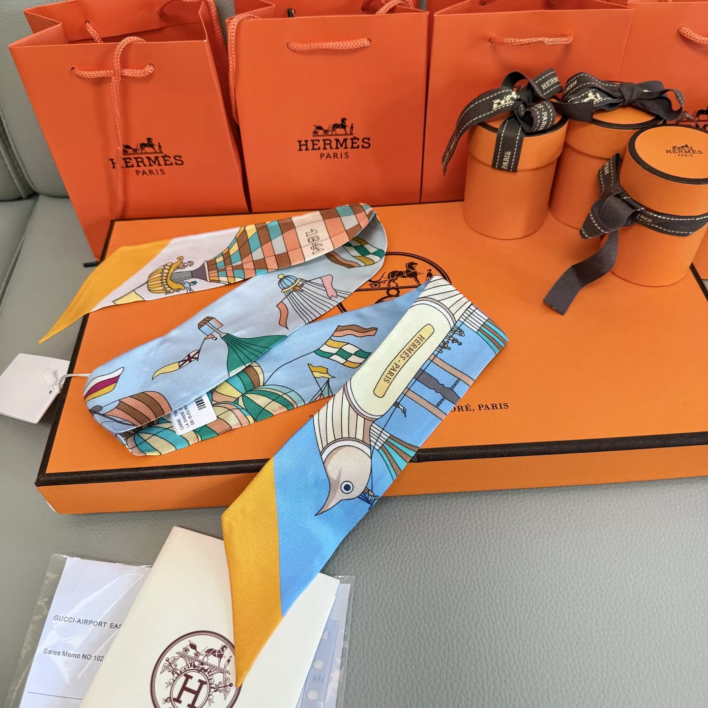 Hermes Silk Scarf NewStyle 9379