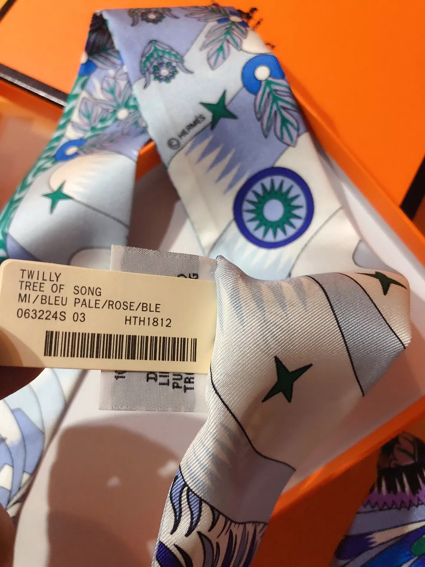 Hermes Silk Scarf Refined 1441 - Image 3