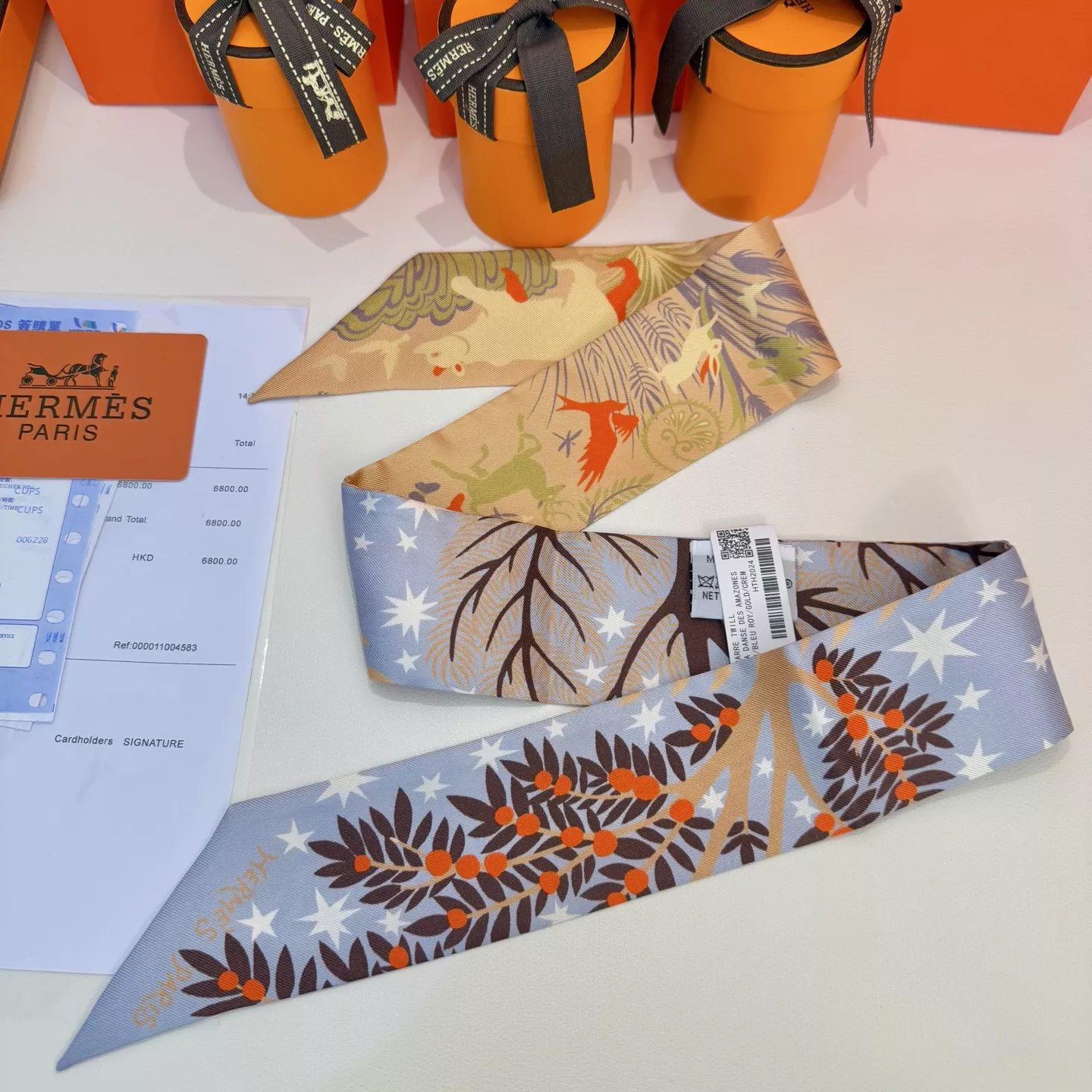 Hermes Silk Scarf Sophisticated 7255