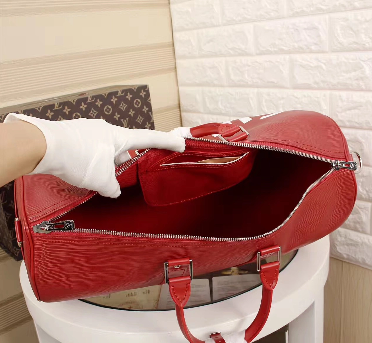 Louis Vuitton LV AAA Quality Travel Bags Timeless 4134 - Image 8