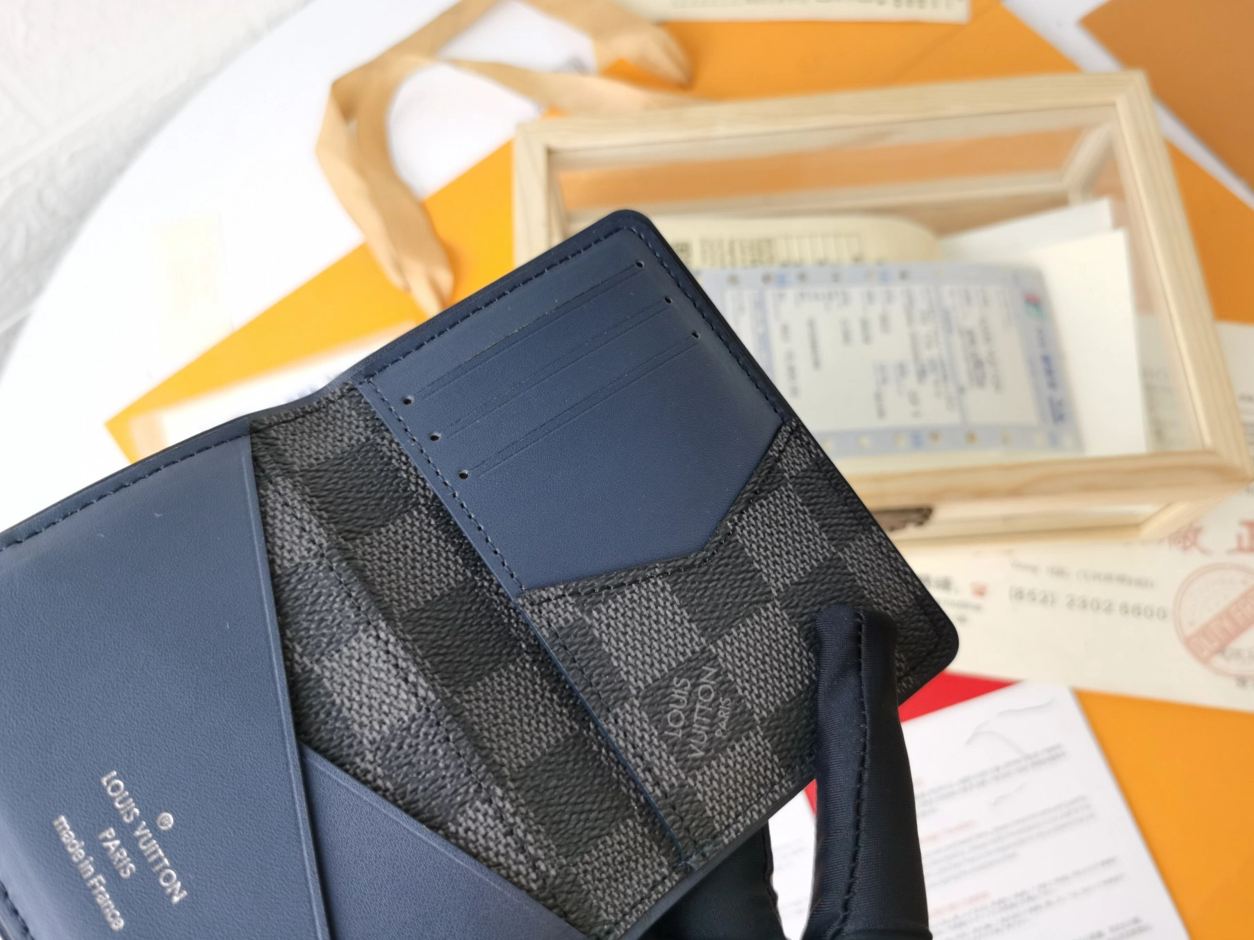 Louis Vuitton LV Card Case For Unisex Sleek 2907 - Image 6