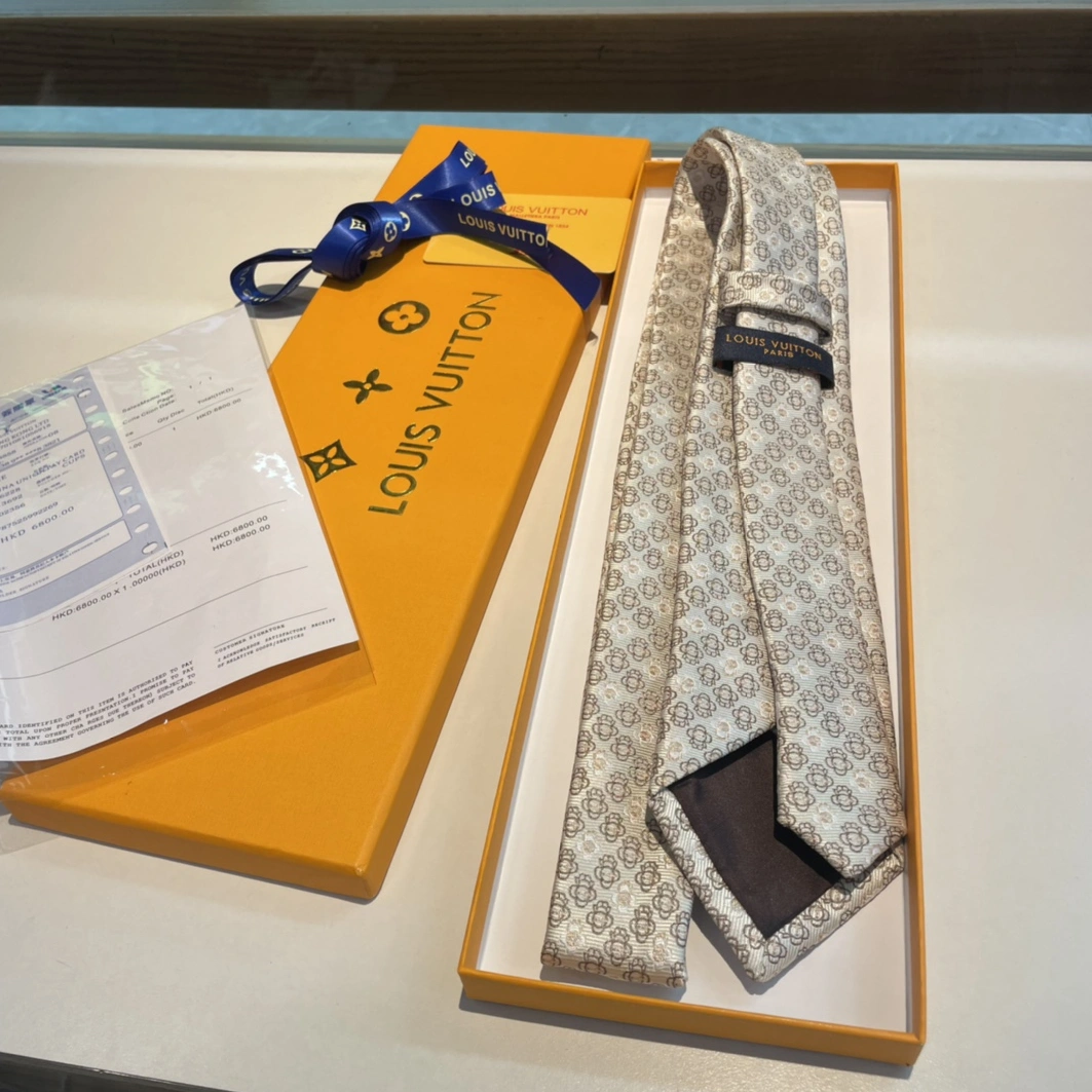 Louis Vuitton LV Necktie For Men HighQuality 2900 - Image 7