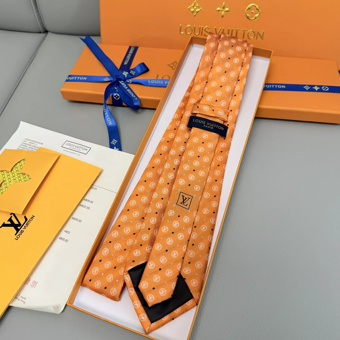 Louis Vuitton LV Necktie Sleek 8597 - Image 5