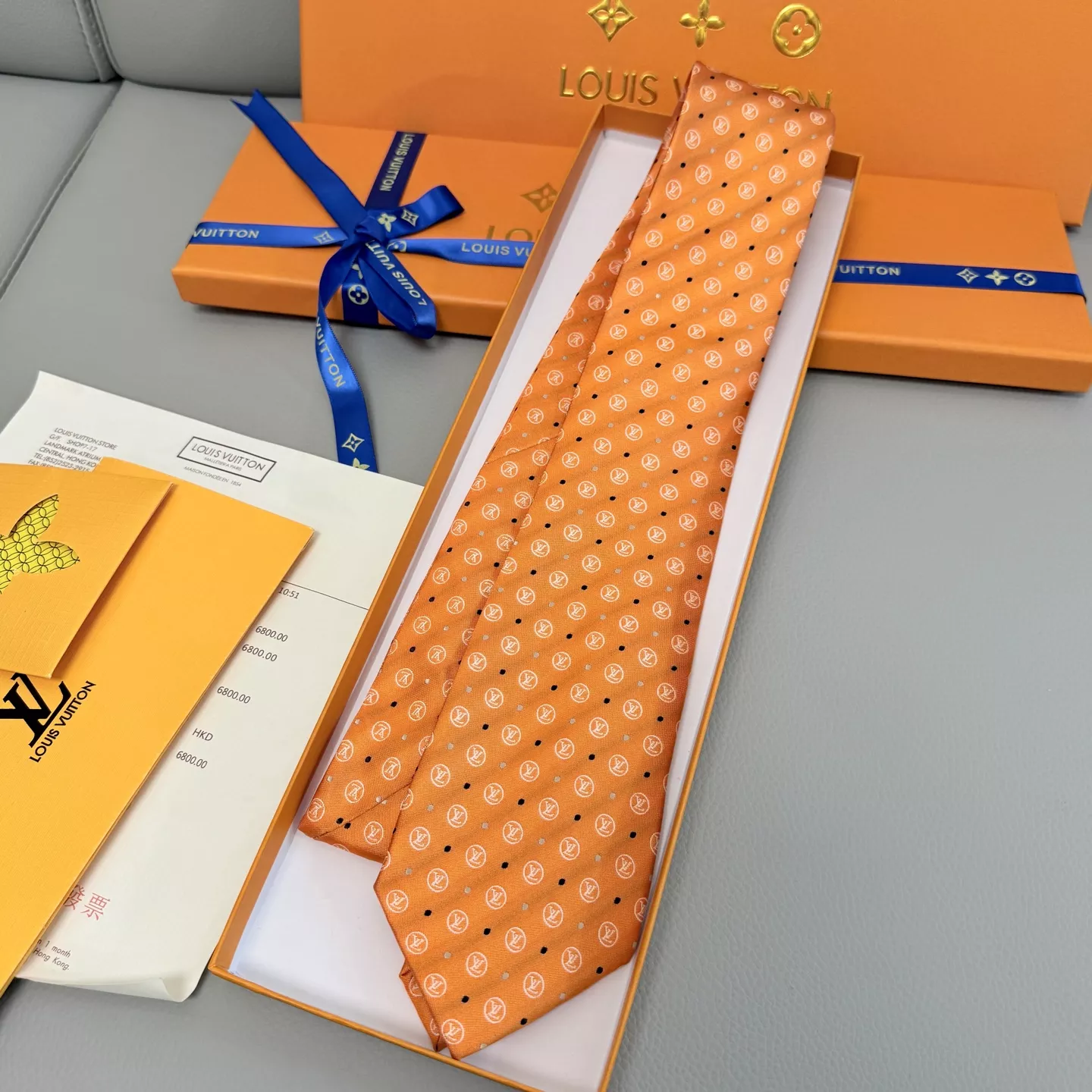 Louis Vuitton LV Necktie Sleek 8597 - Image 6