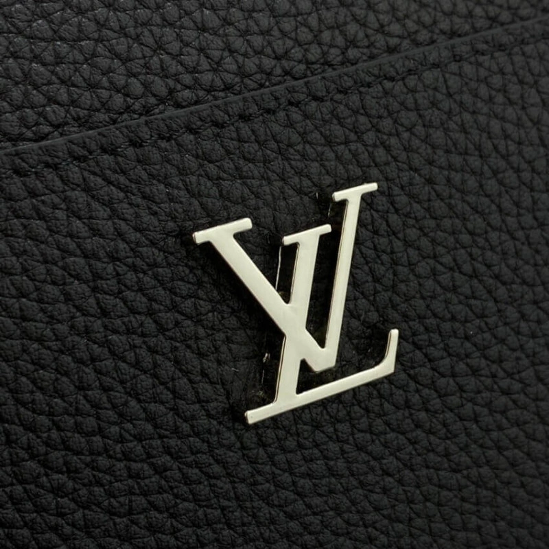 The Zippy Louis Vuitton Lockme Zippy Wallet Black - Image 5
