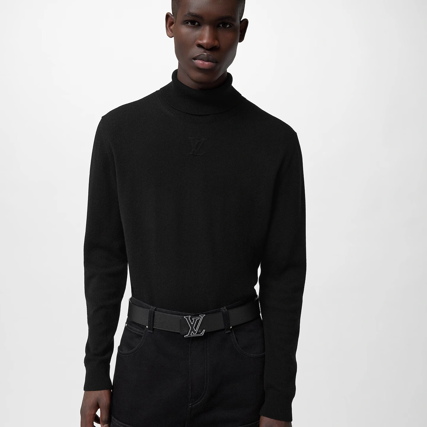 Louis Vuitton M0157U Black LV Initiales 40mm Reversible Belt - Image 4