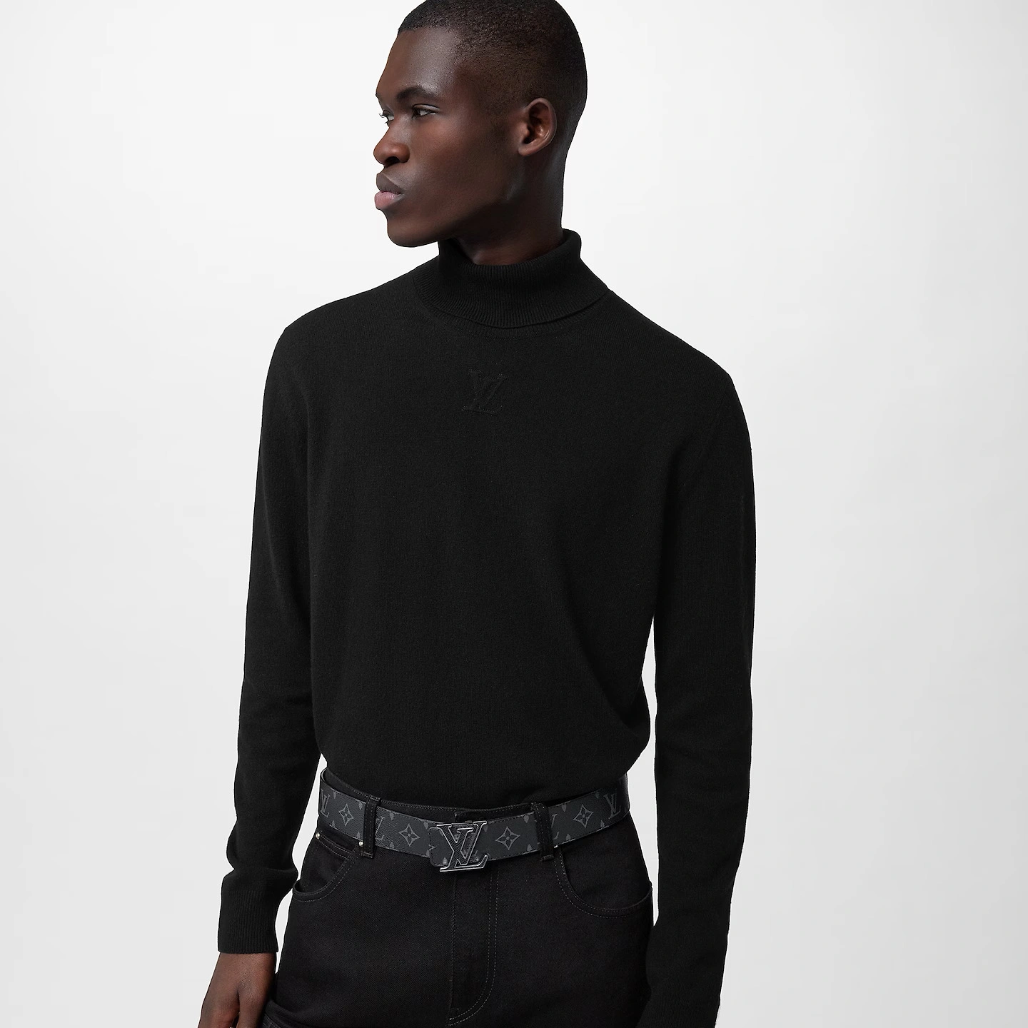 Louis Vuitton M0157U Black LV Initiales 40mm Reversible Belt - Image 3