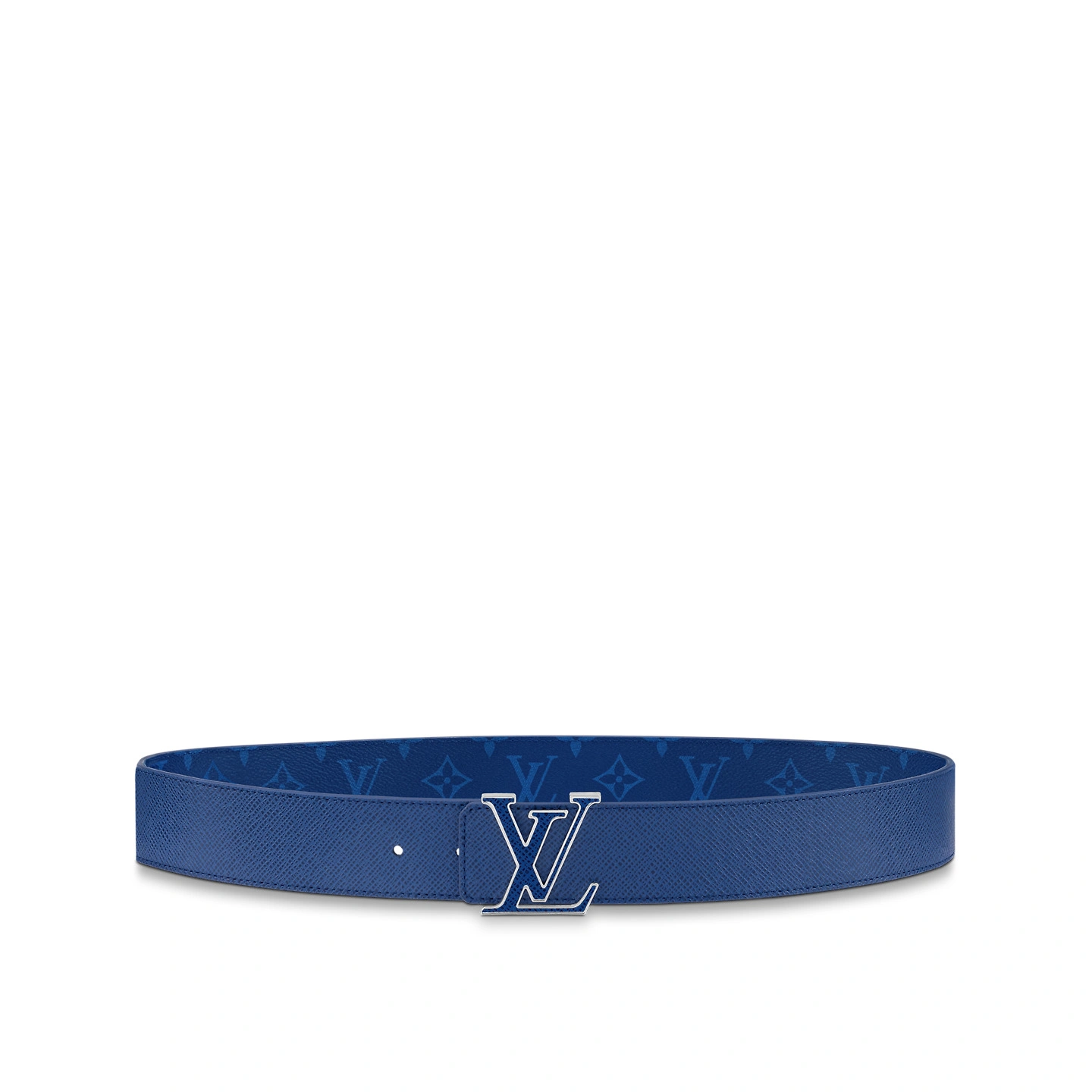 Louis Vuitton M0159U Blue LV Initiales 40mm Reversible Belt - Image 3