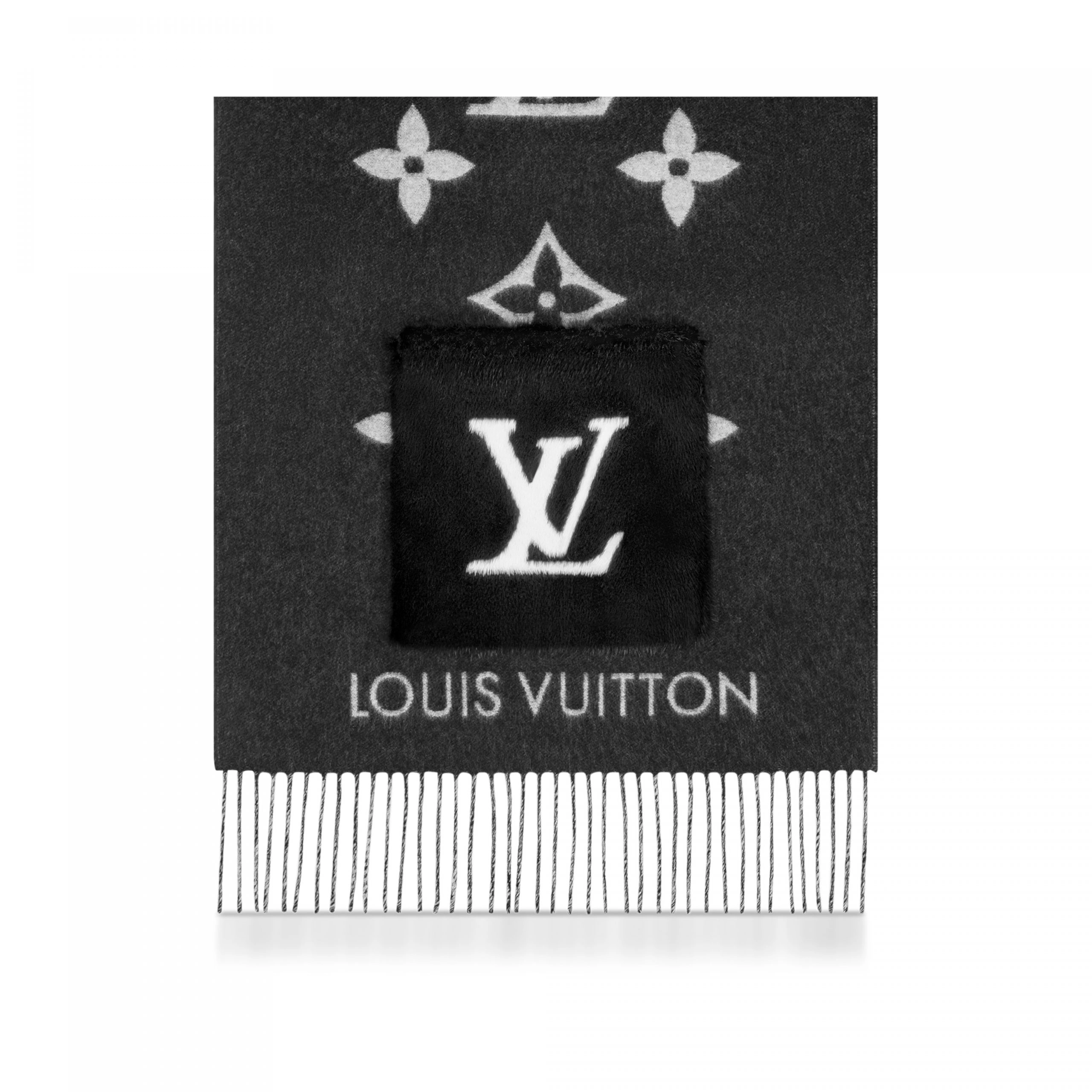 Louis Vuitton M74353 Cold Reykjavik Black Scarf - Image 3