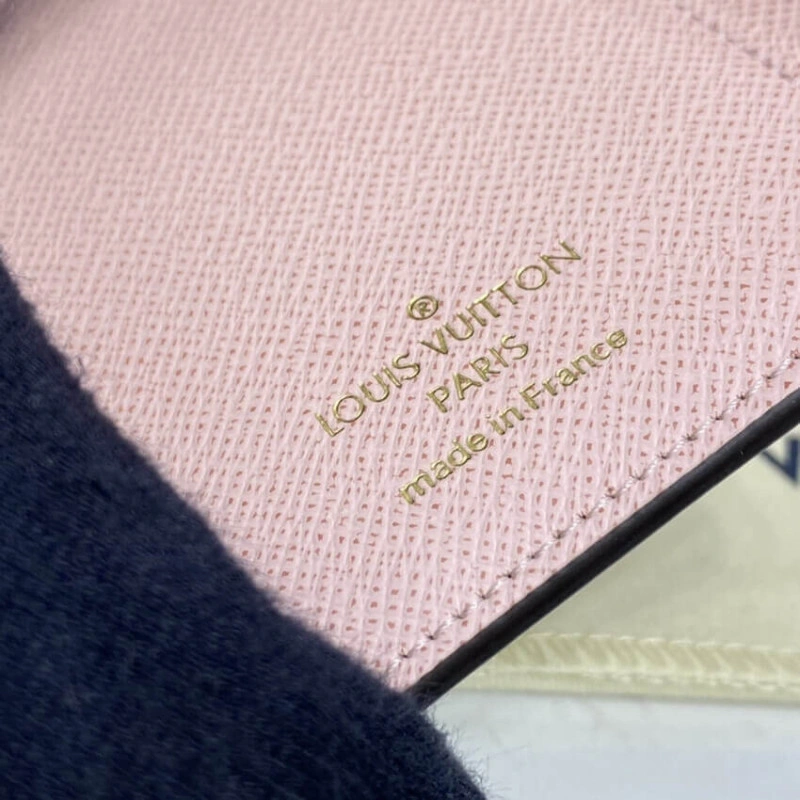The compac Louis Vuitton Monogram Canvas Victorine Wallet Pink - Image 9