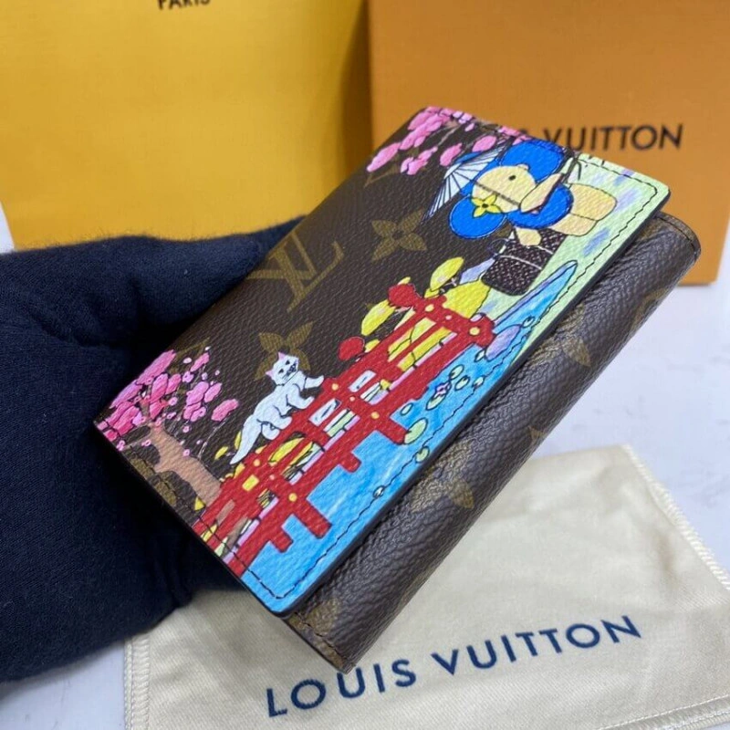 6 card sl Louis Vuitton Monogram Canvas Victorine Wallet - Image 5