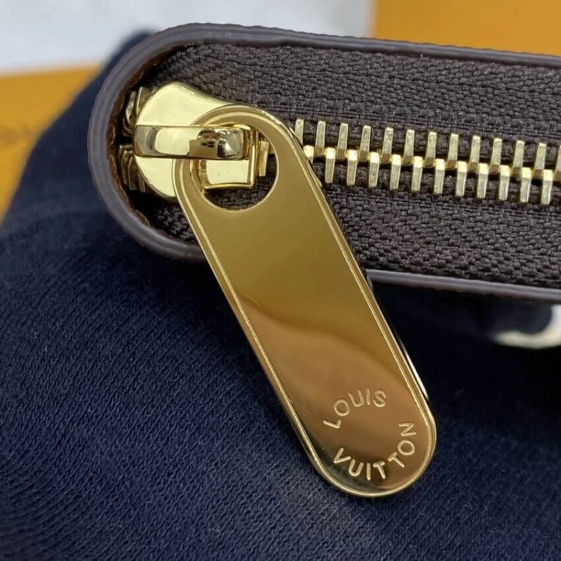 3 large g Louis Vuitton Monogram Zippy Wallet Brown - Image 7