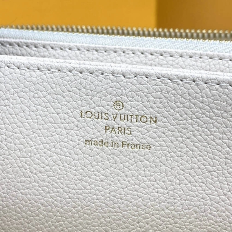Monogram Louis Vuitton Zippy Wallet Cream Saffron - Image 10