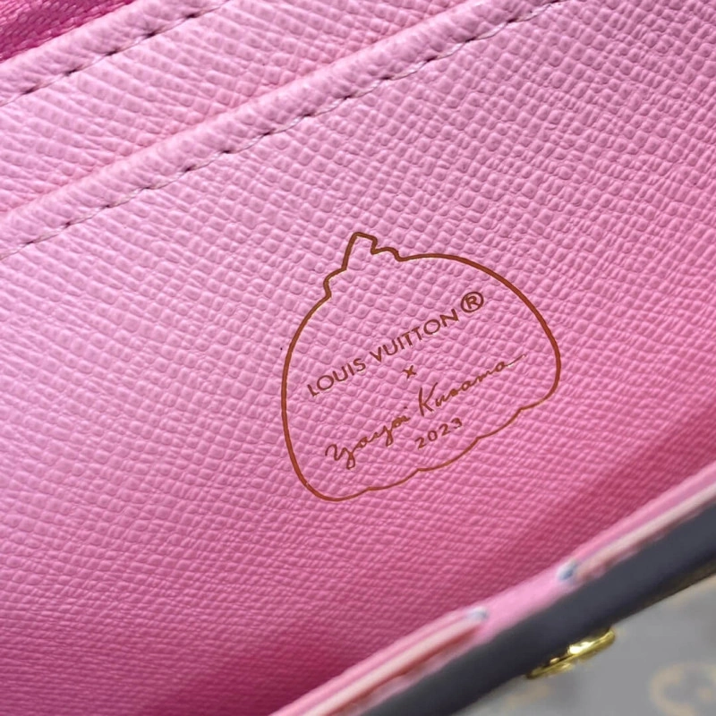 2 large g Louis Vuitton x Yayoi Kusama Sarah Wallet - Image 8
