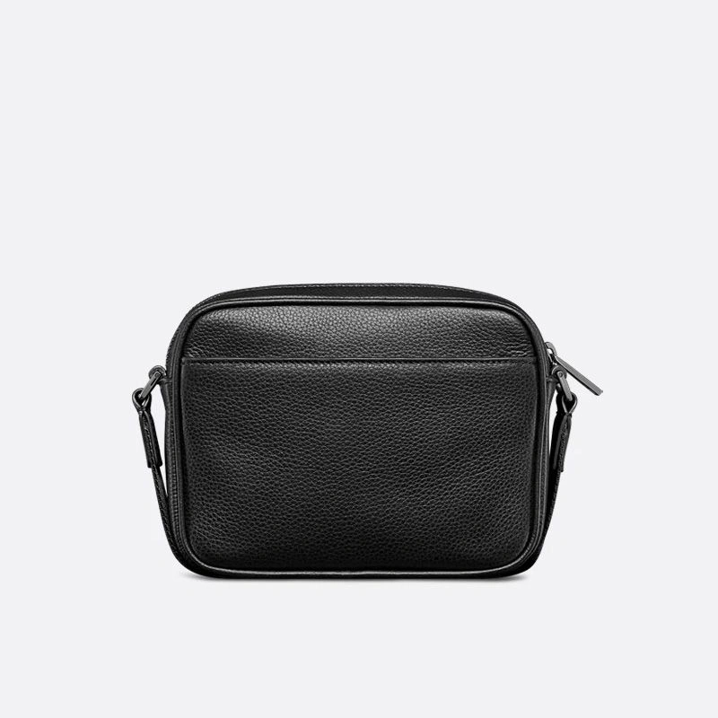 Mini Dior Rider 2.0 Zipped Messenger Bag In Grained Calfskin and Oblique Motif Canvas Black EasyMatch 9562 - Image 3