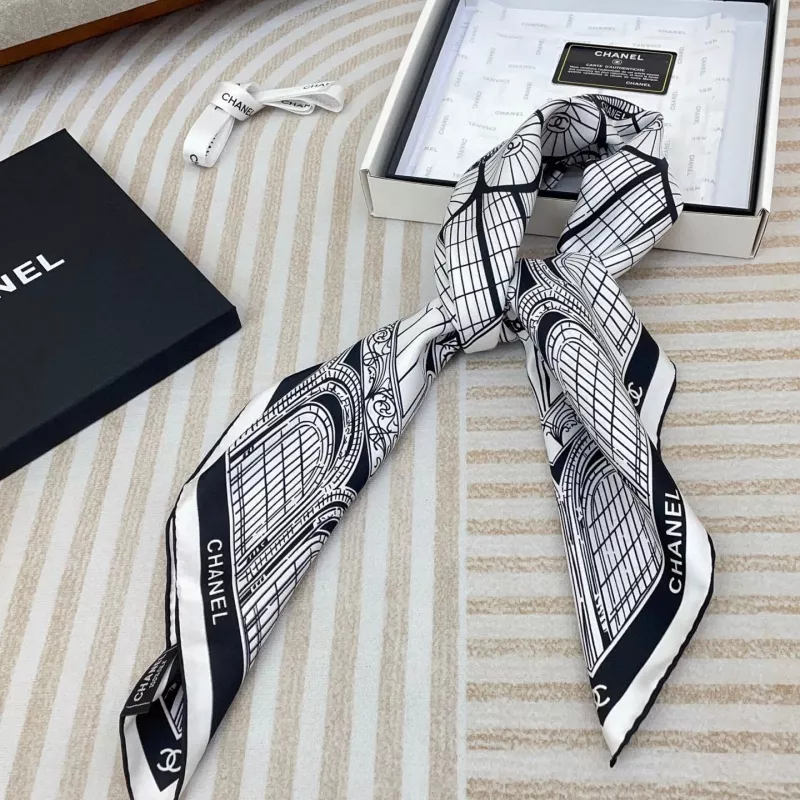 Minimalist 2006 Chanel Silk Squares - Image 3