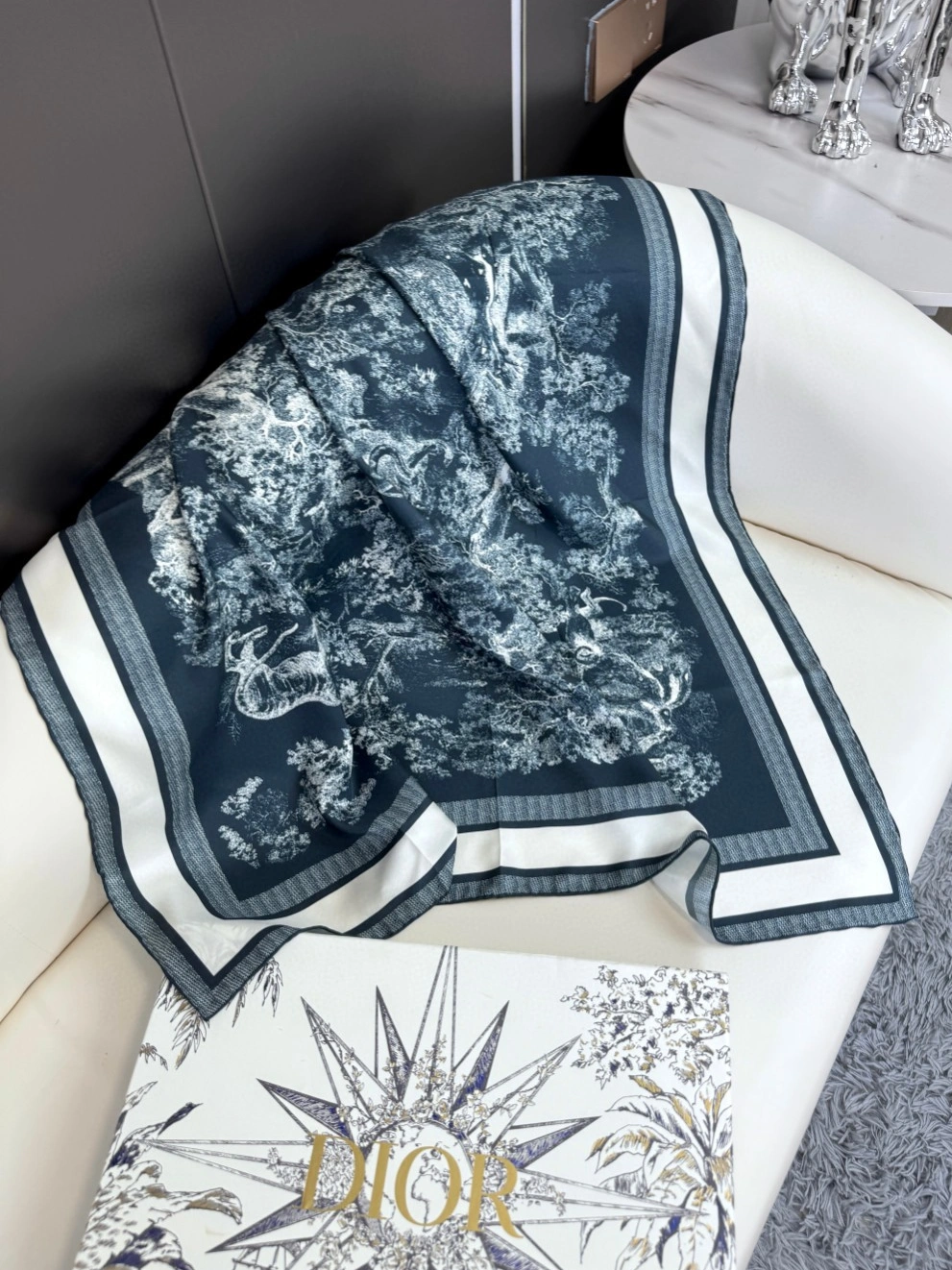 NewStyle 8744 Christian Dior Silk Squares For Women - Image 3