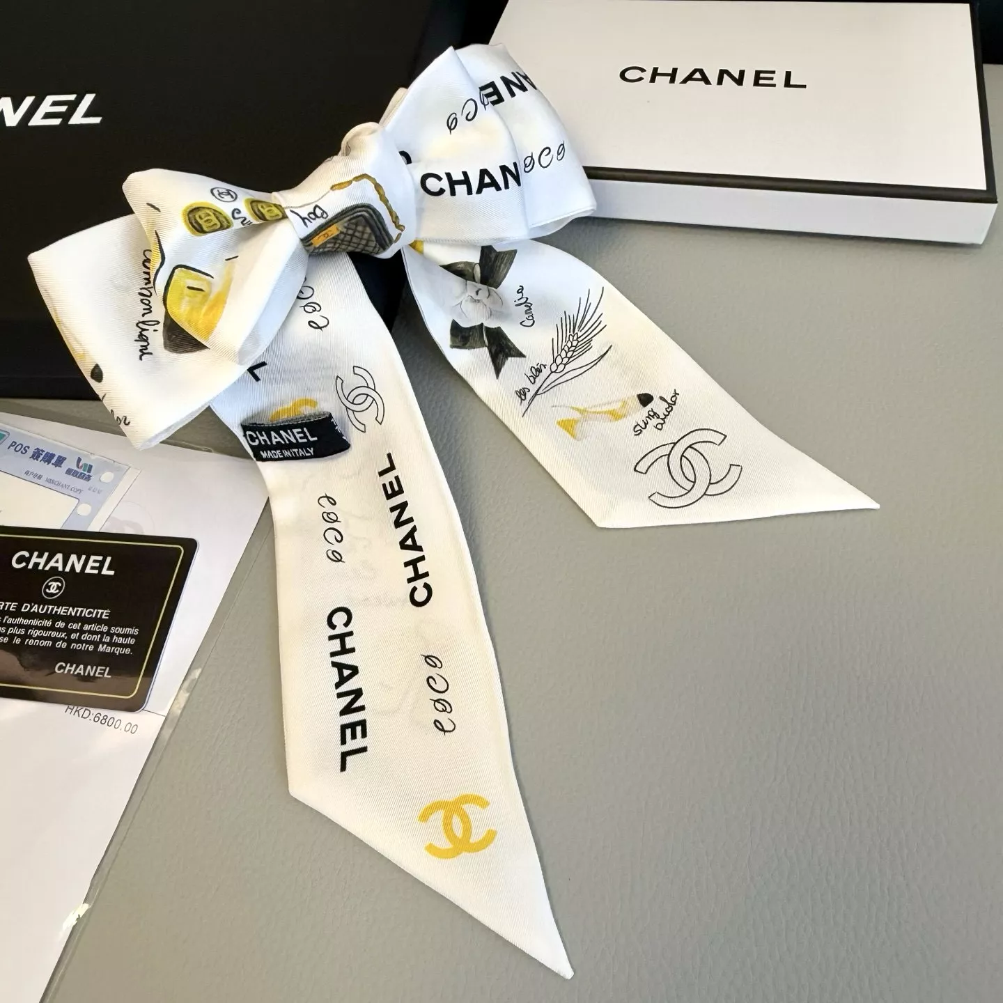 Resilient 3682 Chanel Silk Scarf - Image 3