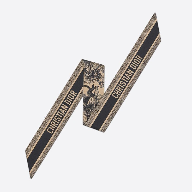 SmartChoice 4304 Dior Mitzah Twill Toile de Jouy Motif Silk Beige - Image 3