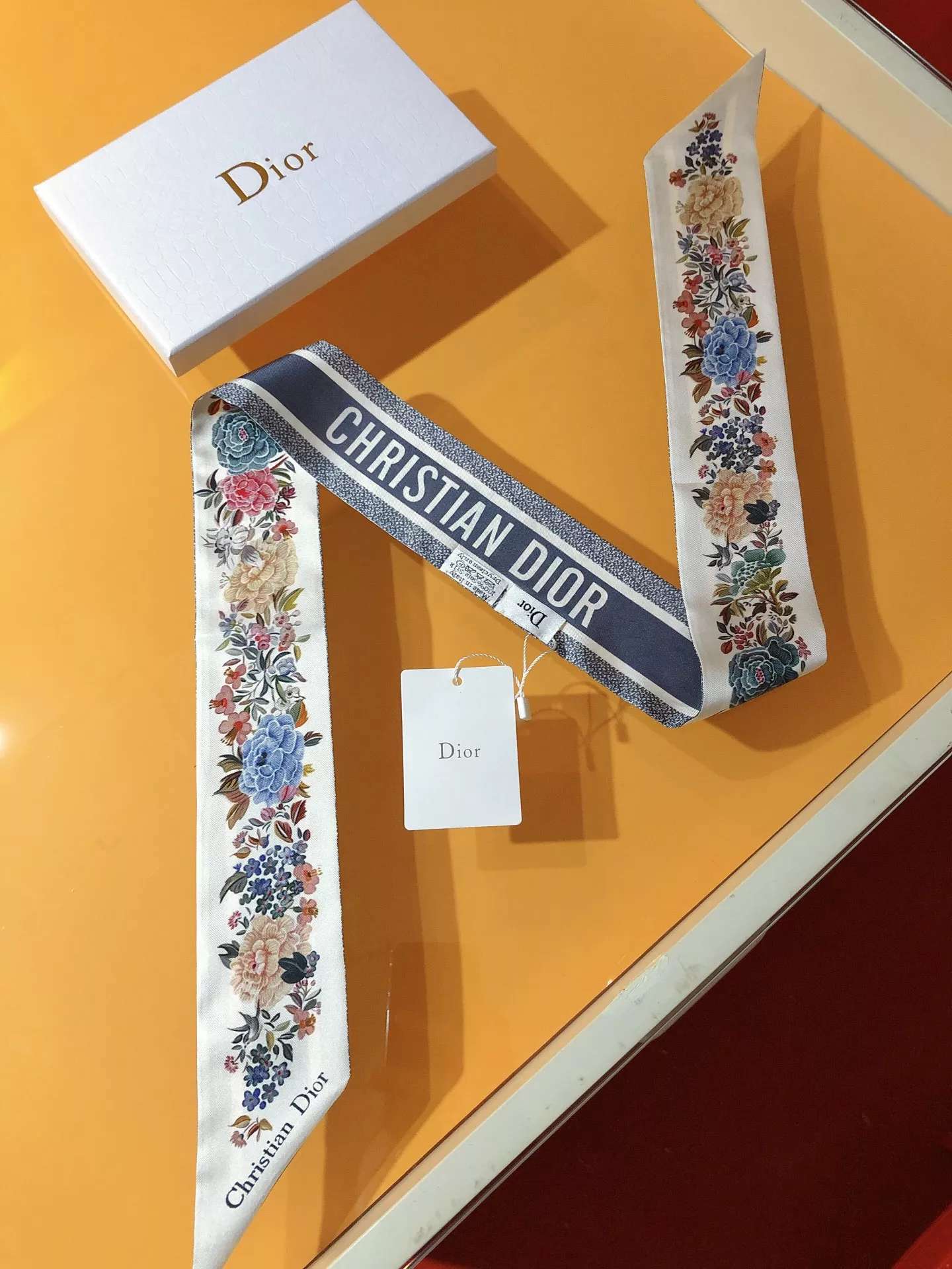 StreetReady 9496 Christian Dior Silk Scarf - Image 4