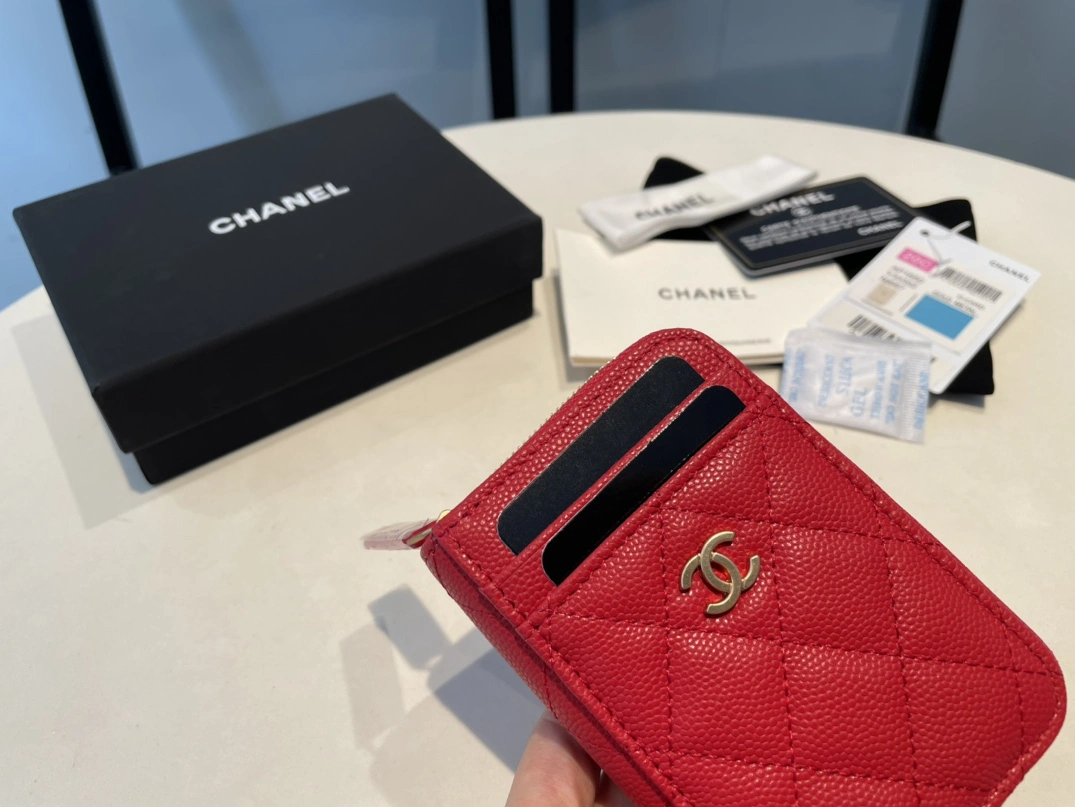 Timeless 1073 Chanel AAA Quality Card Case For Women - Image 3